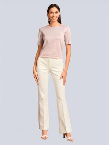 Пуловер с круглым вырезом