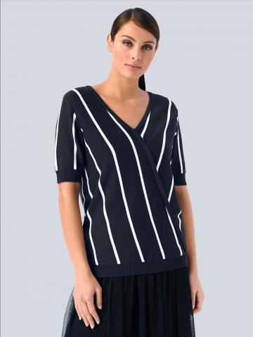 Пуловер с круглым вырезом