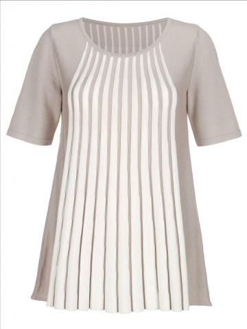 Пуловер с круглым вырезом