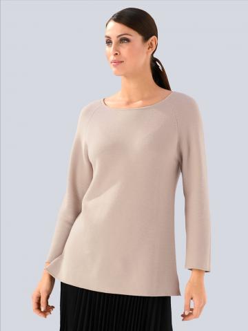 Пуловер с круглым вырезом