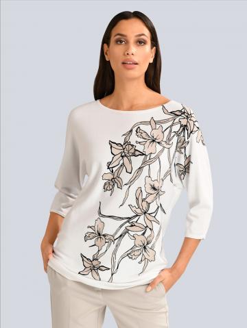 Пуловер с круглым вырезом