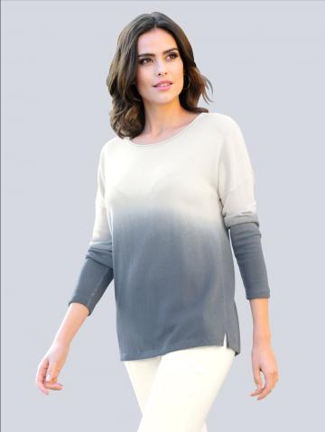 Пуловер с круглым вырезом