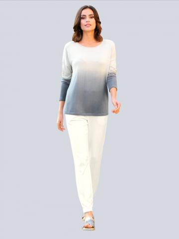 Пуловер с круглым вырезом