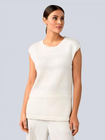 Пуловер с круглым вырезом