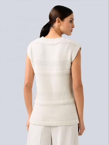 Пуловер с круглым вырезом