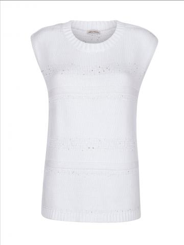 Пуловер с круглым вырезом