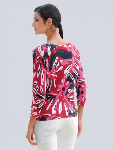 Пуловер с круглым вырезом