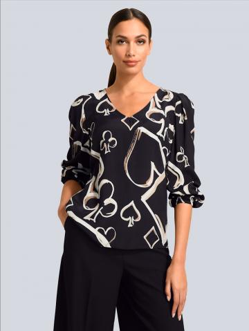 Блузка с длинным рукавом