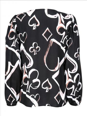 Блузка с длинным рукавом