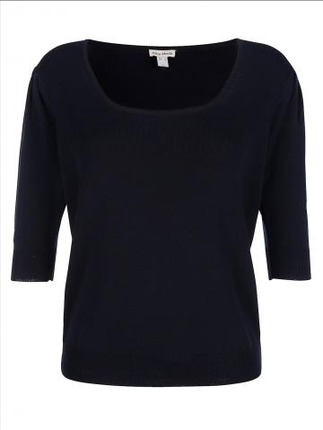 Пуловер с круглым вырезом