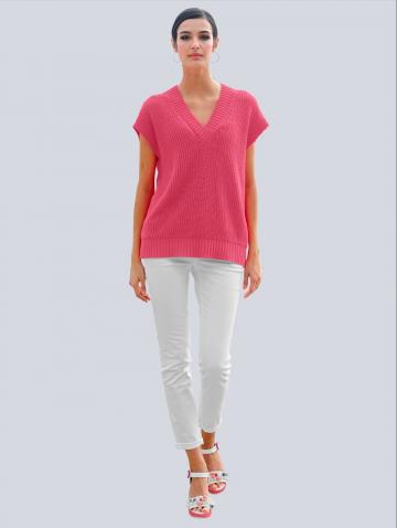 Пуловер с круглым вырезом