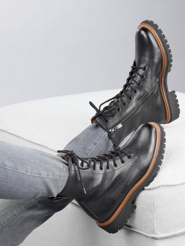 Полусапожки на шнурках