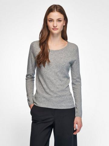 Пуловер с круглым вырезом