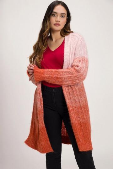 Вязаное пальто