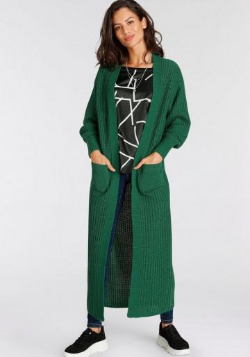 Вязаное пальто