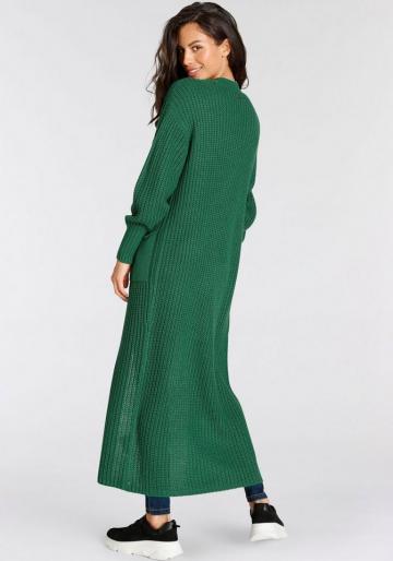 Вязаное пальто