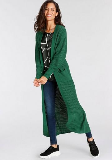 Вязаное пальто