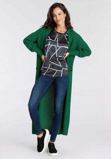 Вязаное пальто