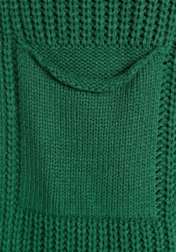 Вязаное пальто