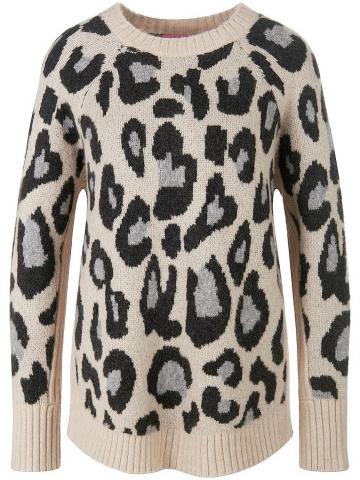 Пуловер с круглым вырезом