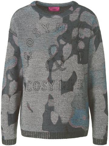 Пуловер с круглым вырезом