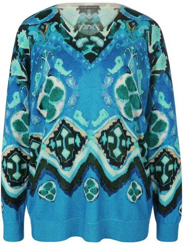 Пуловер с круглым вырезом