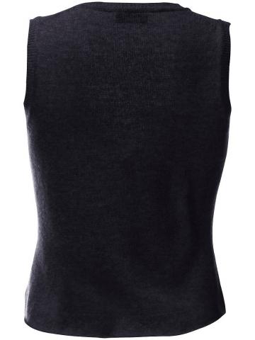 Вязаная жилетка