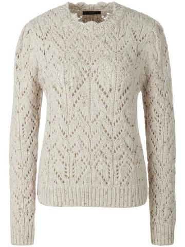 Пуловер с круглым вырезом