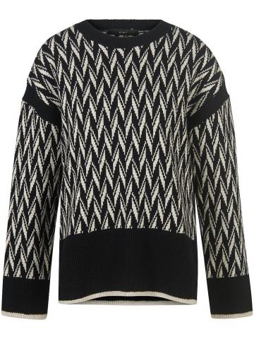 Пуловер с круглым вырезом