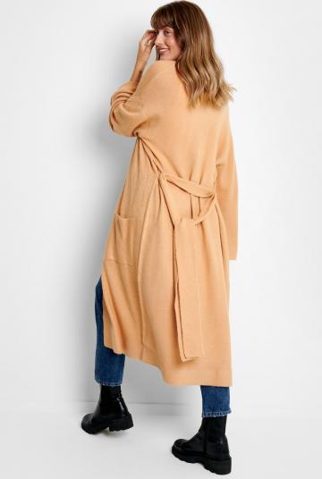 Вязаное пальто 