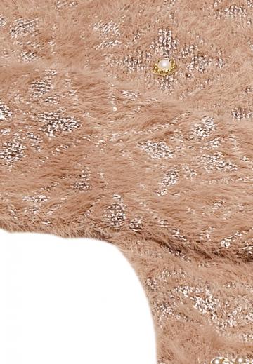 Жаккардовая вязаная кофта