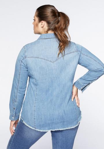 Джинсовая блузка