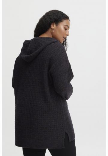 Пуловер с капюшоном