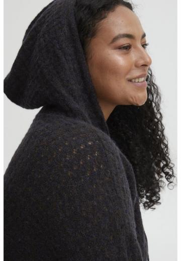 Пуловер с капюшоном