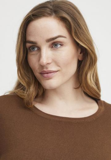 Пуловер с рукавом три четверти