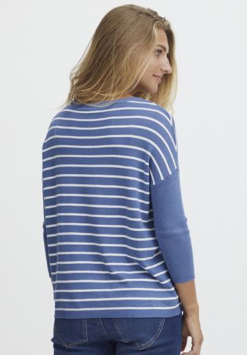 Пуловер с рукавом три четверти