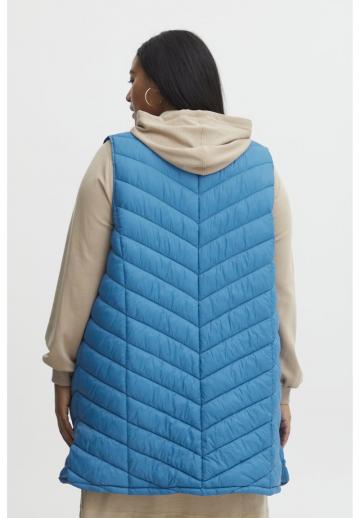 Длинный жилет