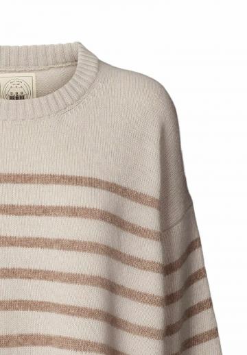 Пуловер в полоску