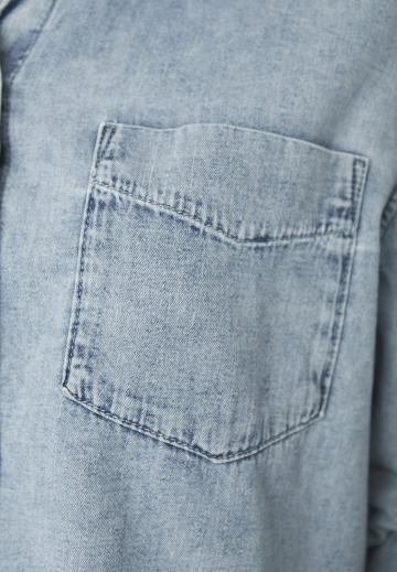 Джинсовая блузка