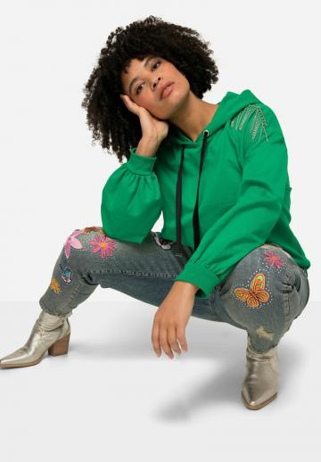 Пуловер с капюшоном