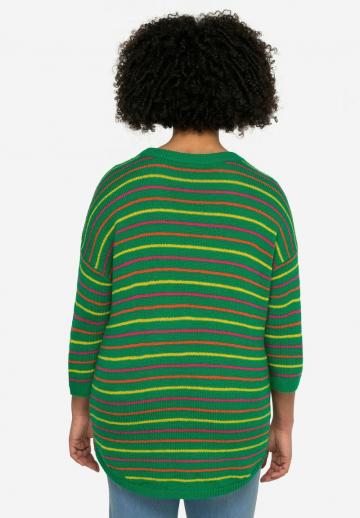 Пуловер с рукавом три четверти