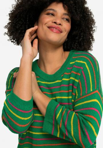 Пуловер с рукавом три четверти