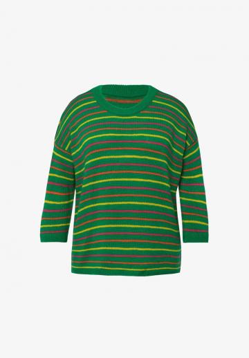 Пуловер с рукавом три четверти