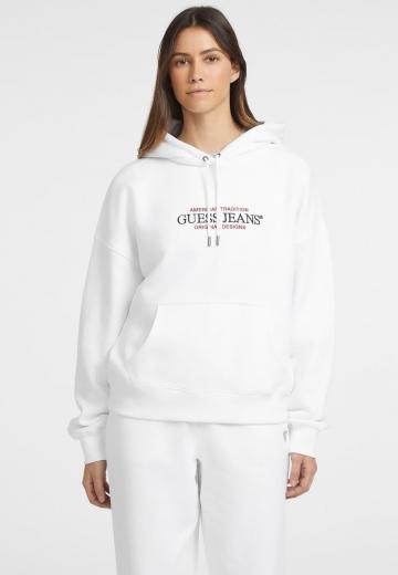 Пуловер с капюшоном