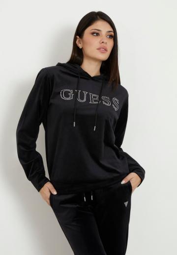 Пуловер с капюшоном