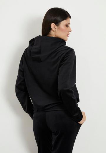 Пуловер с капюшоном