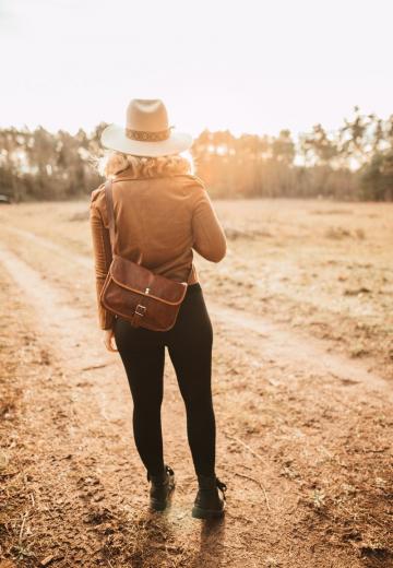 Кожаная сумка