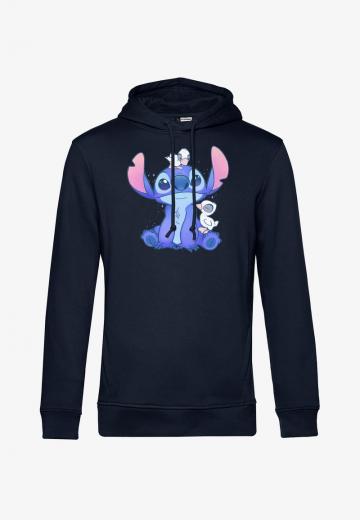 Пуловер с капюшоном