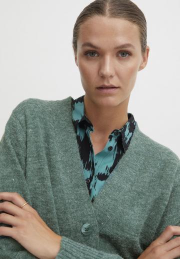 Длинный кардиган