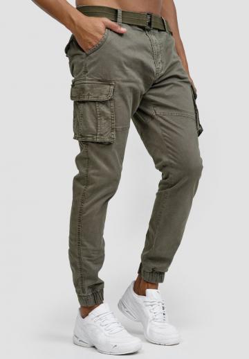 Брюки с накладными карманами